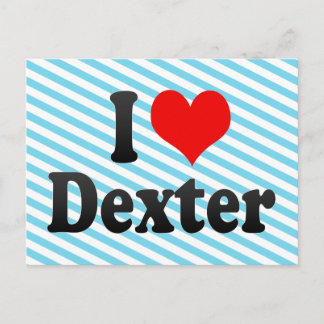 I Liebe Dexter Postkarte