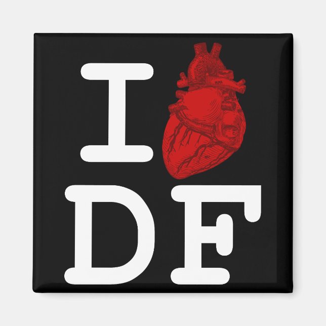 I LIEBE DF MAGNET (Vorne)