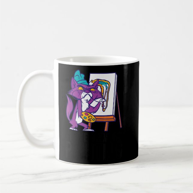 I Liebe Diamond Painter Artist Brush Artwo Kaffeetasse (Links)