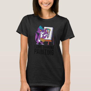 I Liebe Diamond Painter Artist Brush Artwo T-Shirt