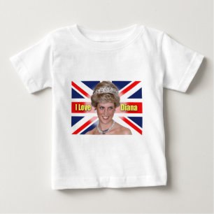 'I Liebe Diana' HRH Princess Diana Baby T-shirt