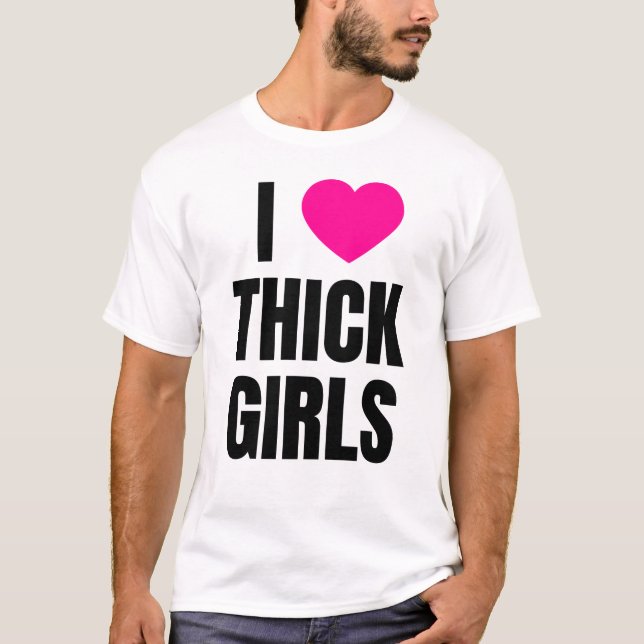 I Liebe Dick Girls T-Shirt (Vorderseite)