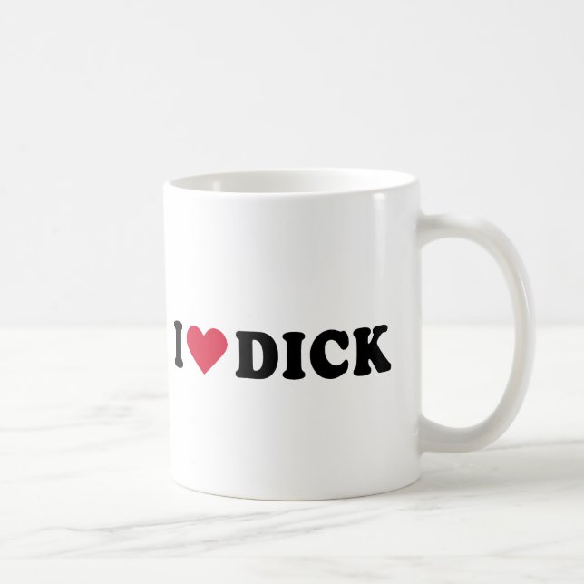I LIEBE DICK KAFFEETASSE (Rechts)