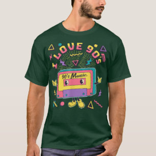I Liebe Die 90er Jahre Music Shirt Retro Vintag 90