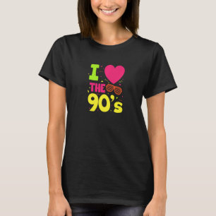 I Liebe Die 90er Vintagen 90er Jahre Vibes Nostalg T-Shirt