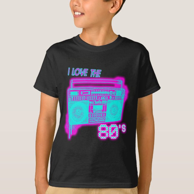 I LIEBE die Achtzigerjahre T-Shirt (Vorderseite)