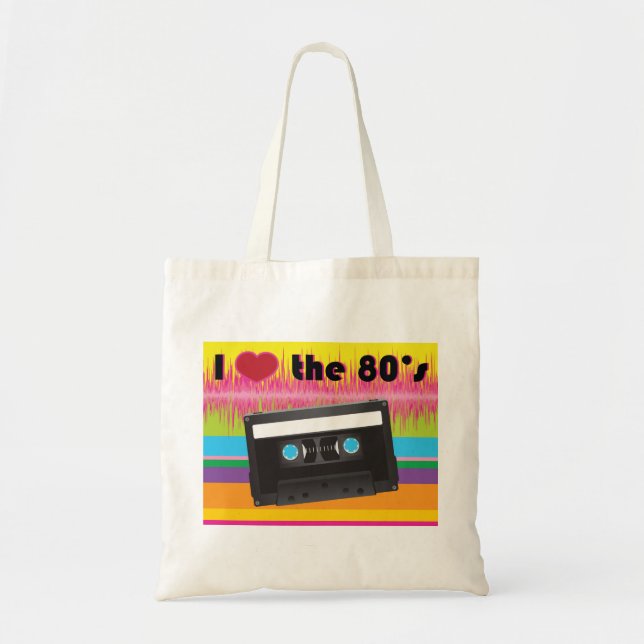 I Liebe die Achtzigerjahre Tasche (Vorne)