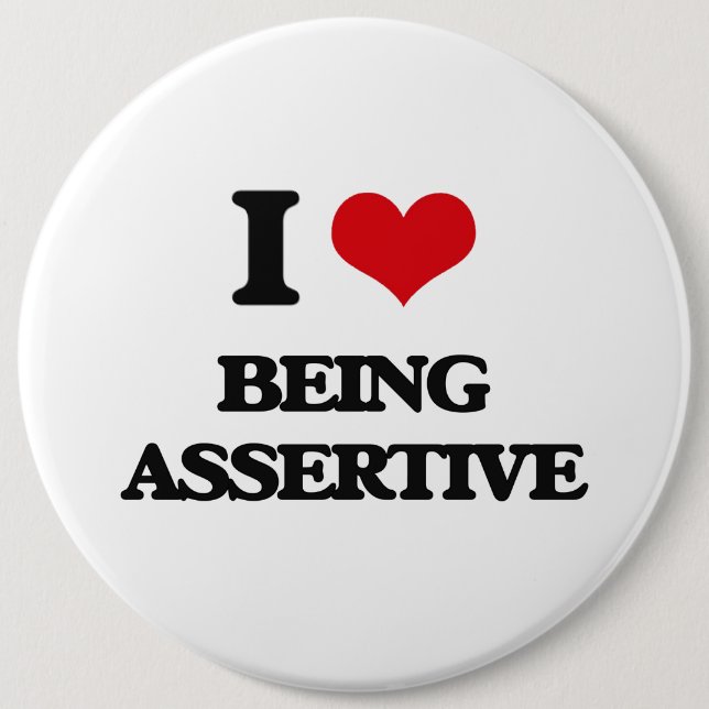 I Liebe, die anspruchsvoll ist Button (Vorderseite)