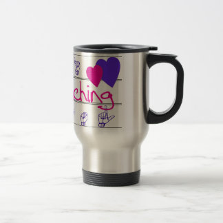 I Liebe, die ASL unterrichtet Reisebecher