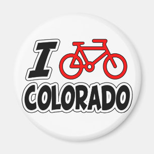 I Liebe, die Colorado radfährt Magnet