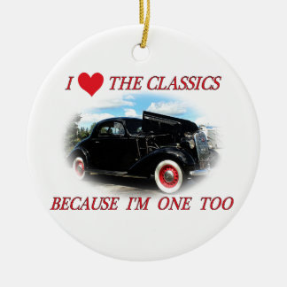 I Liebe die Klassiker 2 Keramikornament