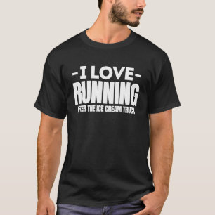 I Liebe, die Marathon-Strecke und Feldläufer führt T-Shirt