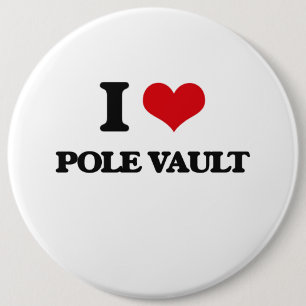 I Liebe die Pole-Wölbung Button