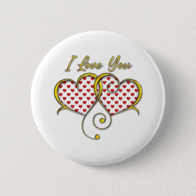 I Liebe, die Sie entwerfen Button (Vorderseite)