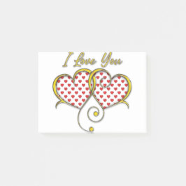 I Liebe, die Sie entwerfen Post-it Klebezettel