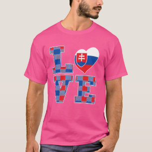 I Liebe Die Slowakei ist stolz auf ihre slowakisch T-Shirt