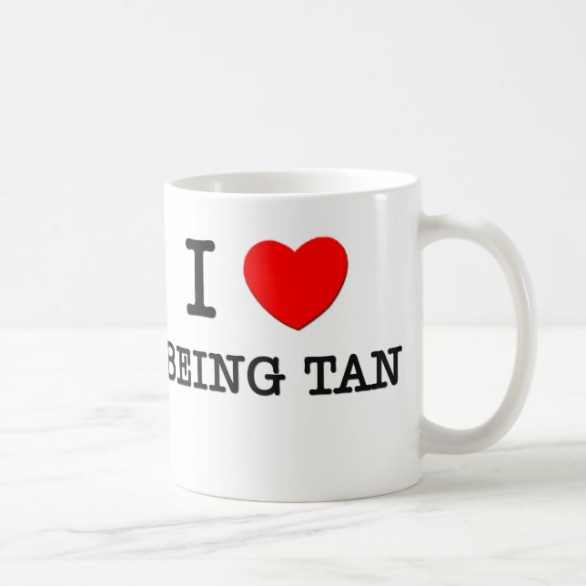 I Liebe, die TAN ist Kaffeetasse (Rechts)