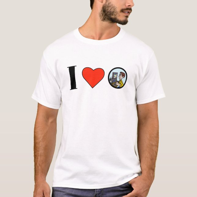 I Liebe Digital Radio T - Shirt (Vorderseite)