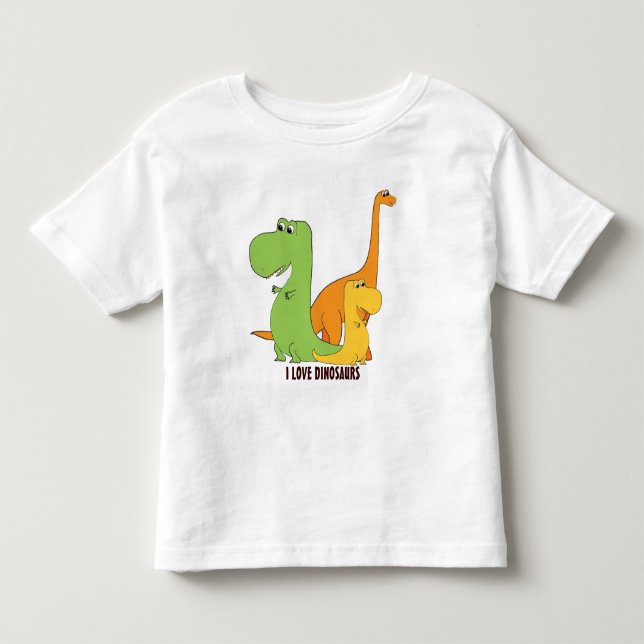 I Liebe Dinosaurier - Trio des Niedlichen T - Shir Kleinkind T-shirt (Vorderseite)