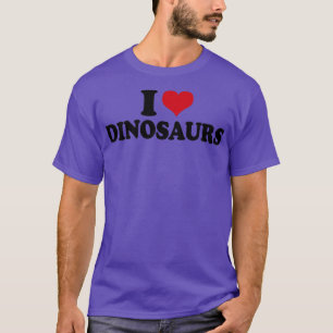 I Liebe Dinosaurs Dino Dinosaurier T-Shirt