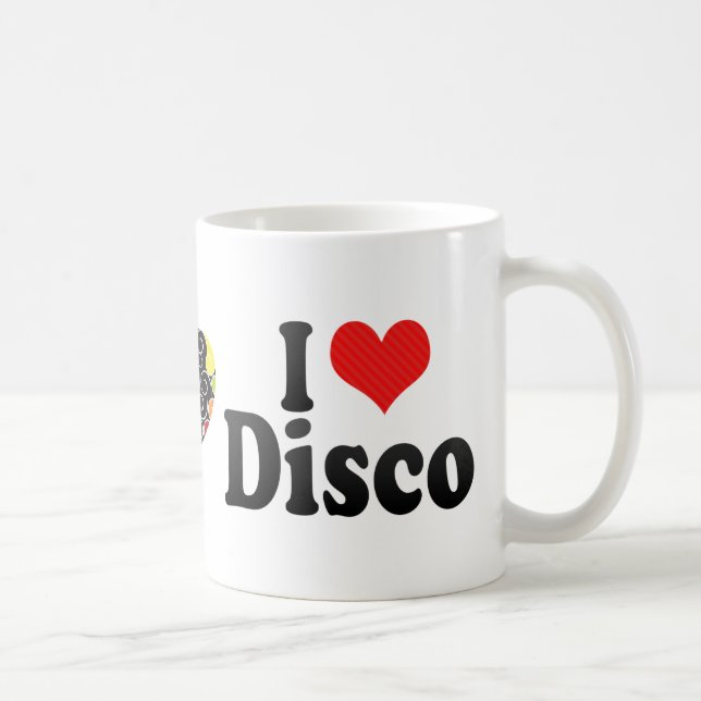 I Liebe-Disco Kaffeetasse (Rechts)