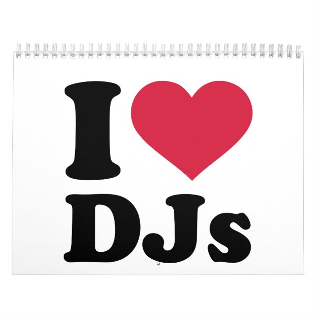 I Liebe DJs Kalender (Titelbild)