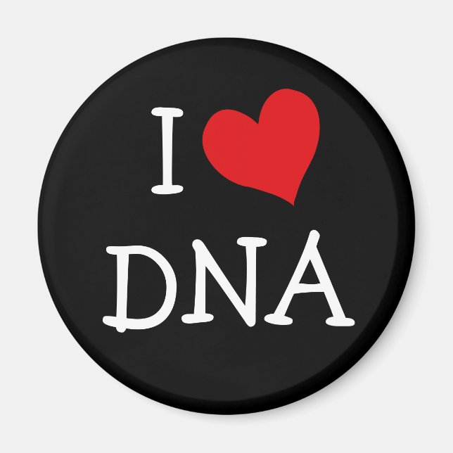 I LIEBE DNA MAGNET (Vorne)