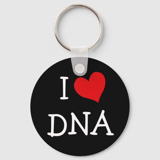 I LIEBE DNA SCHLÜSSELANHÄNGER (Vorderseite)