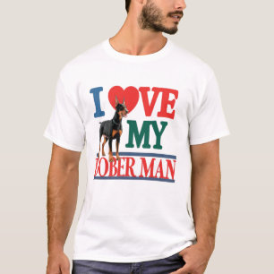 I Liebe Doberman Dog T-Shirt