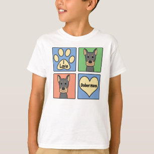 I Liebe-Dobermann T-Shirt