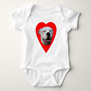 I Liebe Dogo Argentinos Baby Strampler