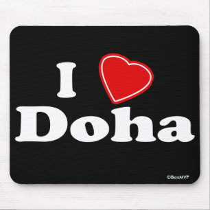 I Liebe Doha Mousepad