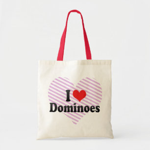 I Liebe-Dominos Tragetasche