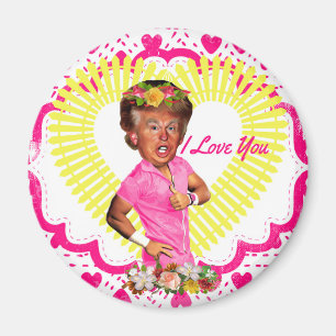 i Liebe Donald Trump Magnet