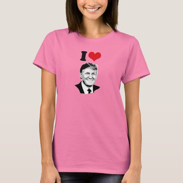 I Liebe Donald Trump T-Shirt (Vorderseite)