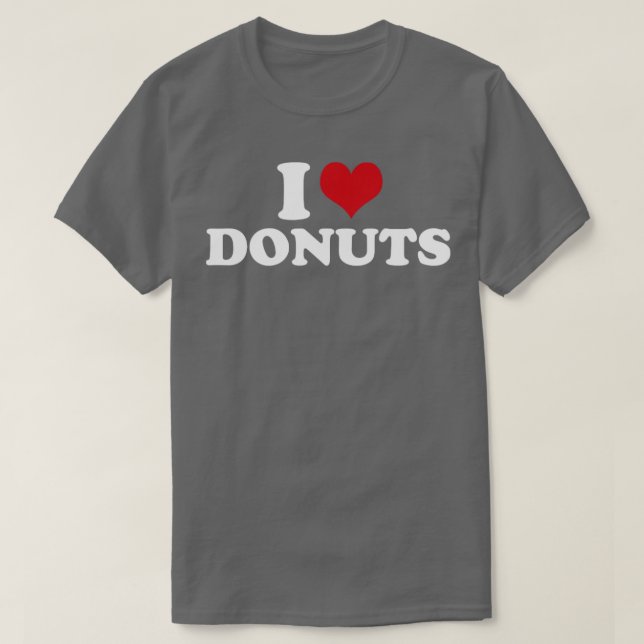 I Liebe Donuts1 T-Shirt (Design vorne)