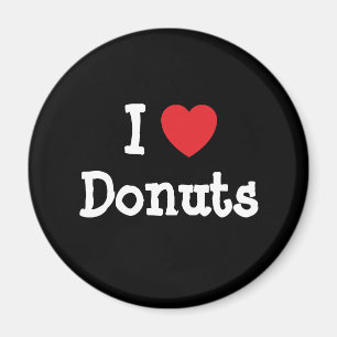 I Liebe Donuts T - Shirt Magnet