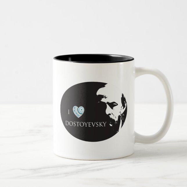 I Liebe Dostoyevsky Tasse (Rechts)