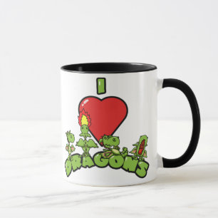 I Liebe-Drache-Tasse Tasse