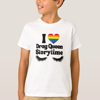 I Liebe Drag Queen Storytime Rainbow Heart T - Shi T-Shirt