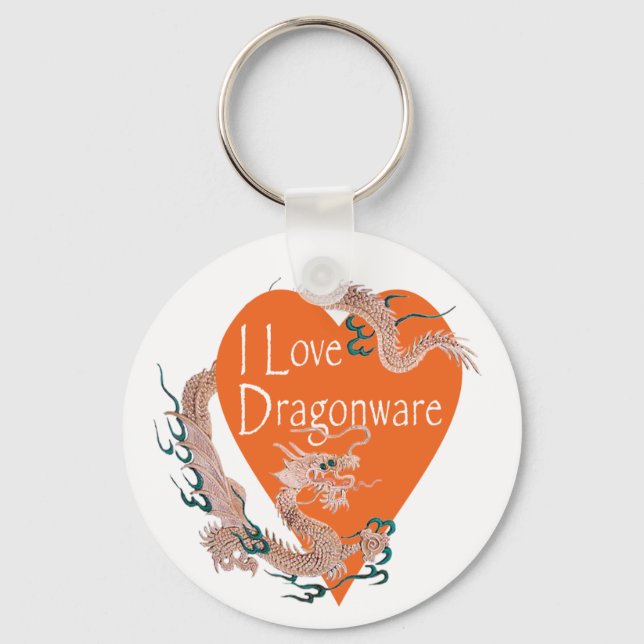 I Liebe Dragonware Schlüsselanhänger (Vorderseite)