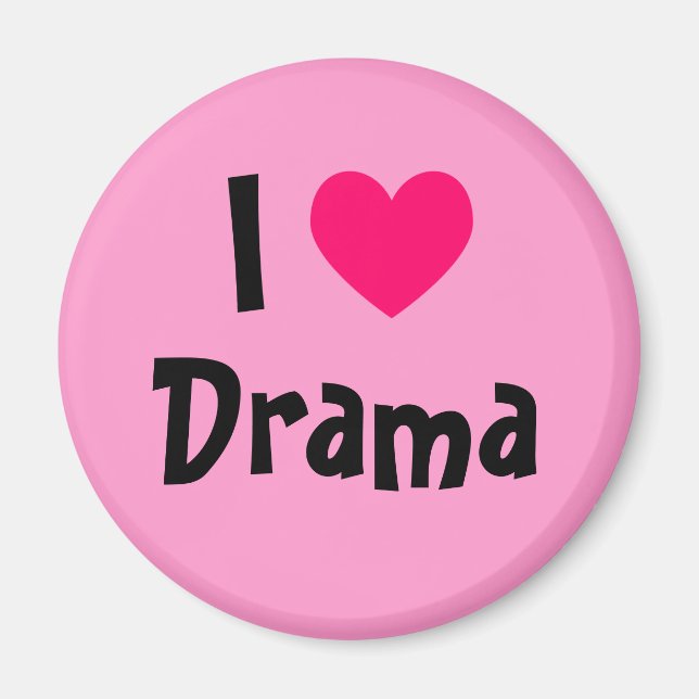 I Liebe Drama Magnet (Vorne)