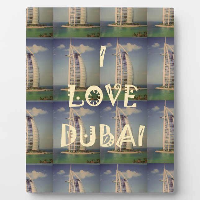 I Liebe Dubai Fotoplatte (Vorderseite)
