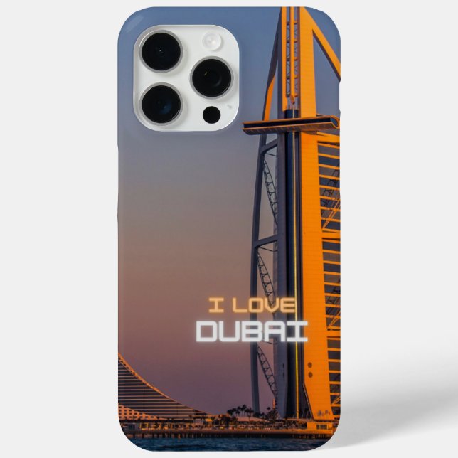 I Liebe Dubai iPhone 15 Pro Max Fall Case-Mate iPhone Hülle (Rückseite)