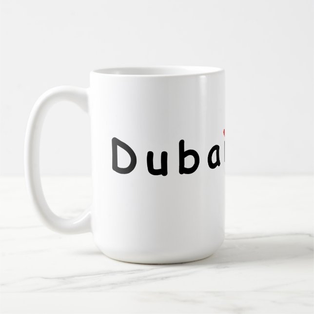 I Liebe Dubai Kaffeetasse (Links)