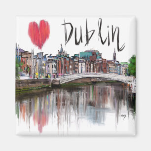 I Liebe Dublin Magnet