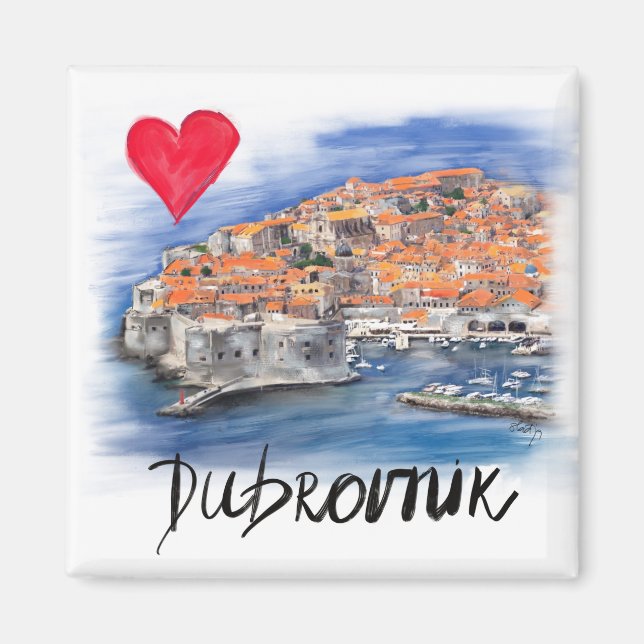 I Liebe Dubrovnik Magnet (Vorne)
