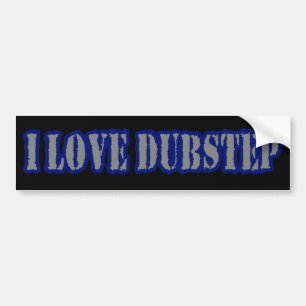 I LIEBE DUBSTEP AUTOAUFKLEBER