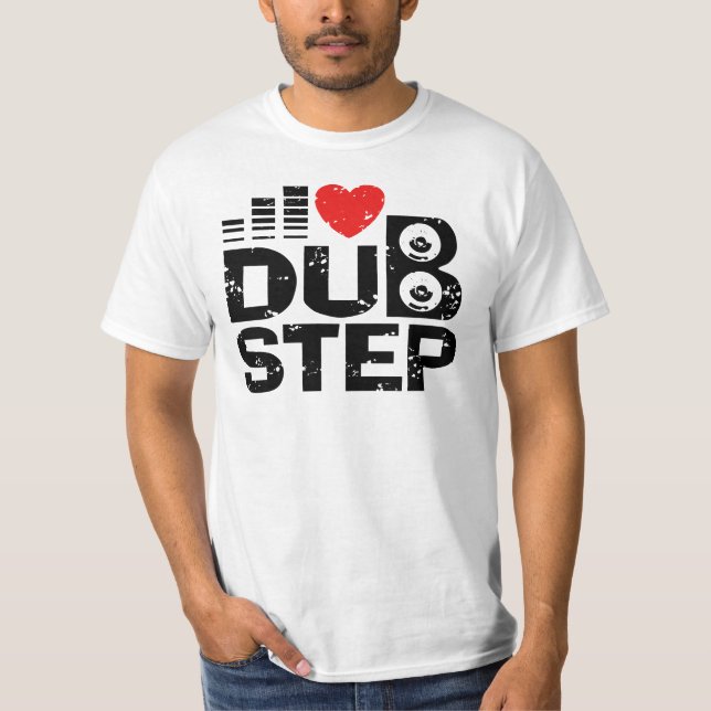 I Liebe Dubstep T-Shirt (Vorderseite)