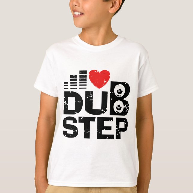 I Liebe Dubstep T-Shirt (Vorderseite)